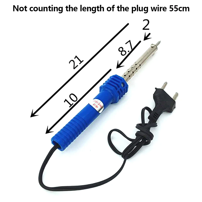 1Pc 30W 220V External Heating Electric Soldering Iron Pen Welding Kit Repair Tool for Electronics Work EU Plug