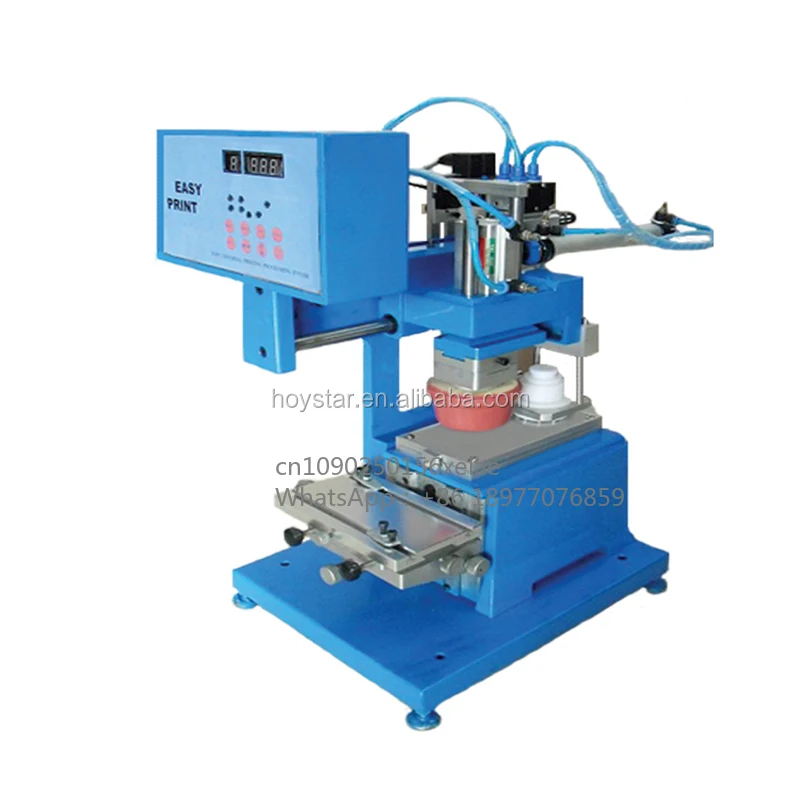 Automatic Maquina De Tampografia 1 Color Pad Printing Machine For Pen Bottle Cap Toy Block Watch Dial Golf Ball