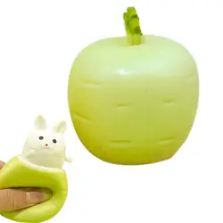 Cute Rabbit Carrot Squeeze Toy Cartoon Surprise Bunny Funny Soft Squishys Doll Sensory Toys for Kids Adults Stress Relief