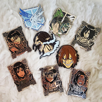 Attack On Titan Levi Ackerman  Shingeki No Kyojin Enamel Pin Lapel Brooch Metal Badge Jewelry Accessary