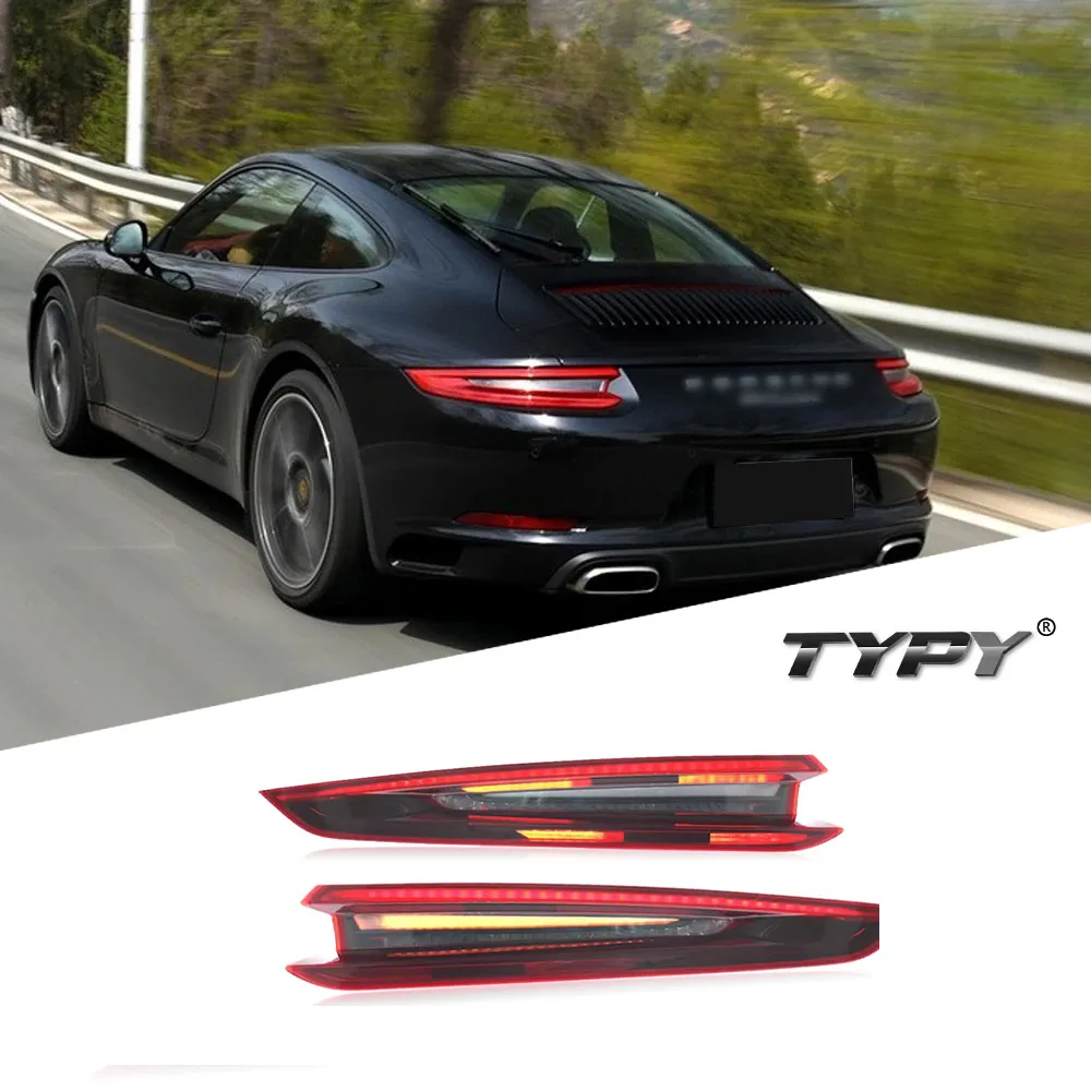 

TYPY Car Tail Lamp Accessories For Porsche 911 991.1 2012-2015 Upgrade to NEW 911Dynamic Turn Siginal Auto Tail Lamp Assembly