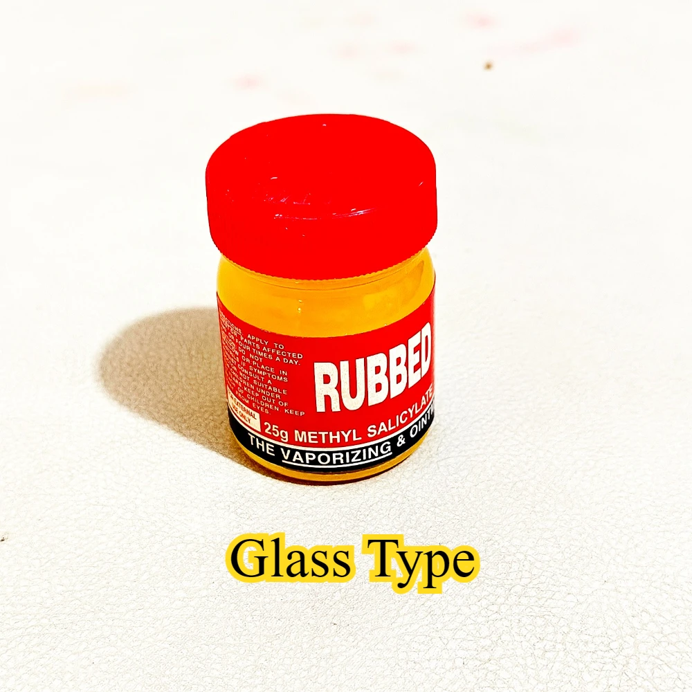 

1/2/3pcs RUBBED Glass Package Type 25g/pc