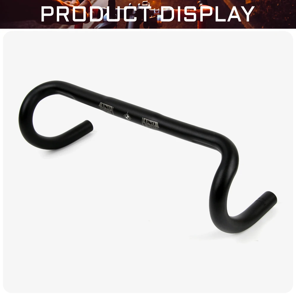 UNO UltraLight Racing Rennrad Lenker Bent Bar 25,4/31,8 MM 360/380/400/420/440/460 MM 6061 Aluminium Legierung Vorbau Lenker – Detail 12