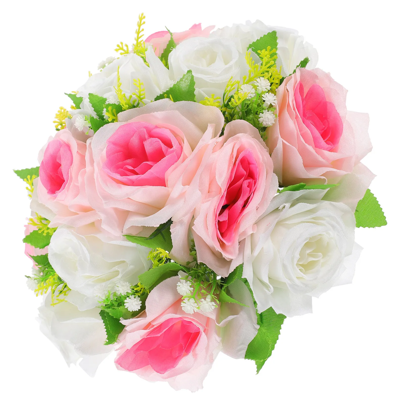 

Artificial Flower Ball Wedding Decor - Realistic Full Bouquet for Centerpiece, Table Decoration, Party, Photo Props, Simulated