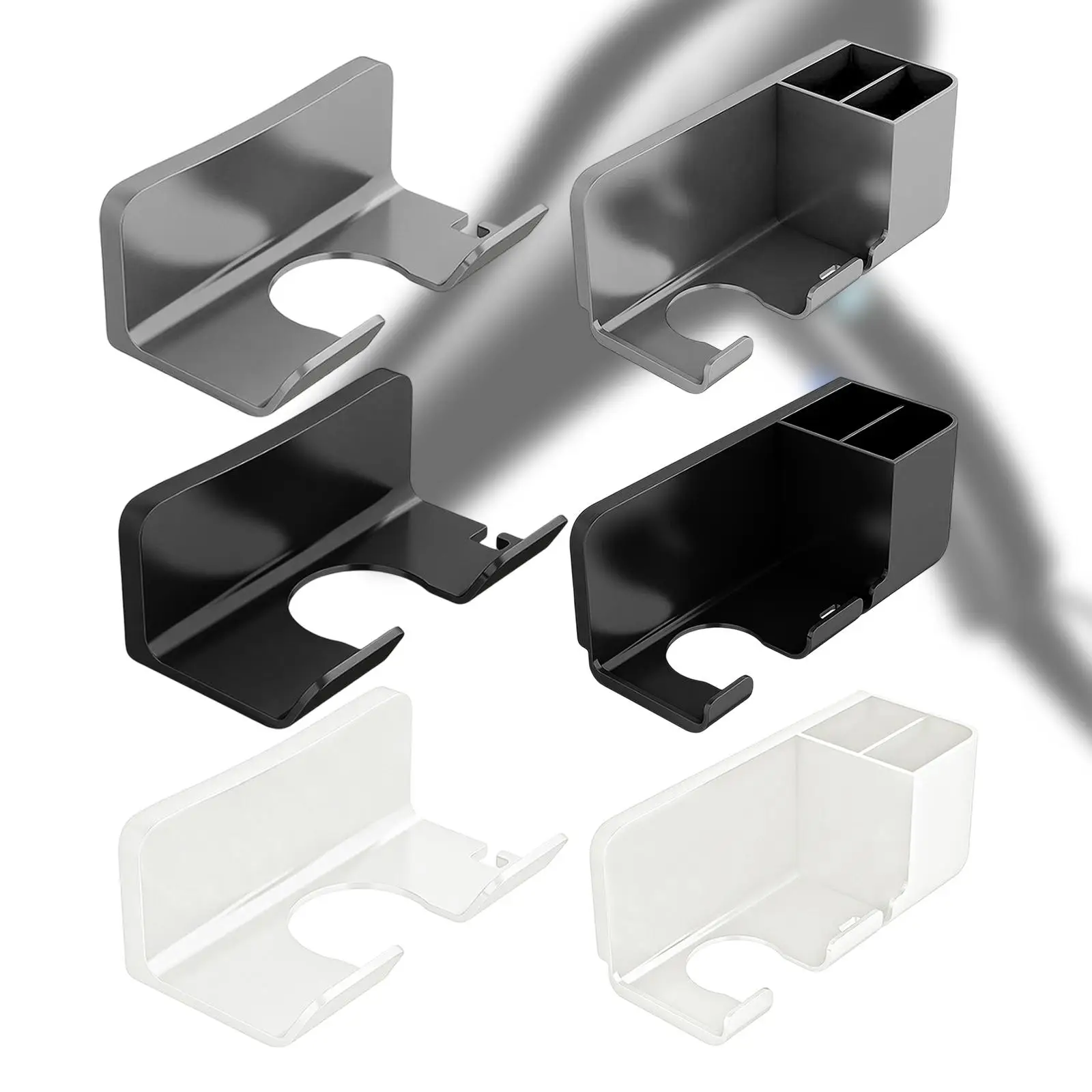 

Держатель для фена Настенный настенный удар Бесплатная стойка для фена для ванной комнаты