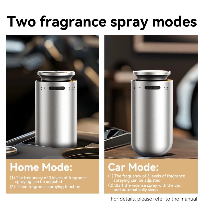Portable Car Diffuser for Essential Oils Car Smell Air Freshener Electric Smell for Home Rechargeable Room Fragrance Diffuser view 6
