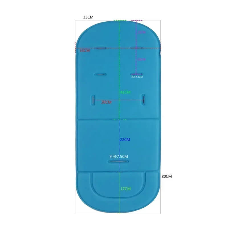 Nuevo cojín para asiento de cochecito de bebé, cochecito para niños, carrito de coche, silla alta, colchón suave, cojín para cochecito de bebé, accesorios