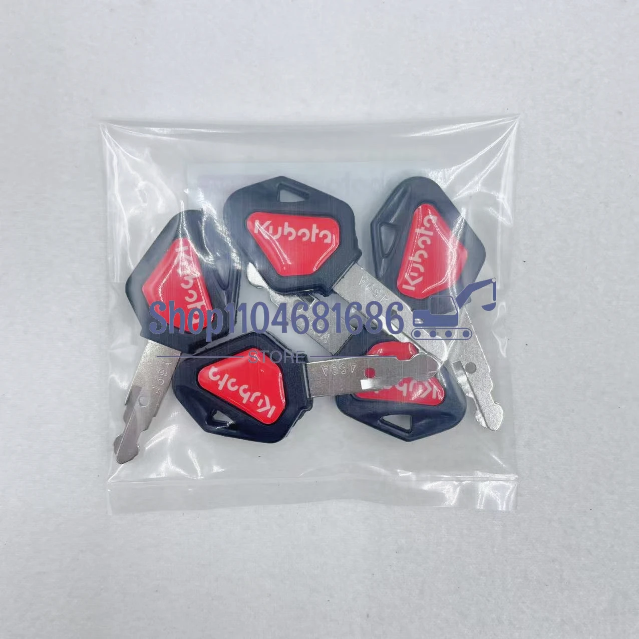 1/2/5/10PCS 459A Sleutels voor Kubota Mini Graafmachine Graver Schranklader Contactsleutel ELI80-0101 RC411-53933 RC461-53960