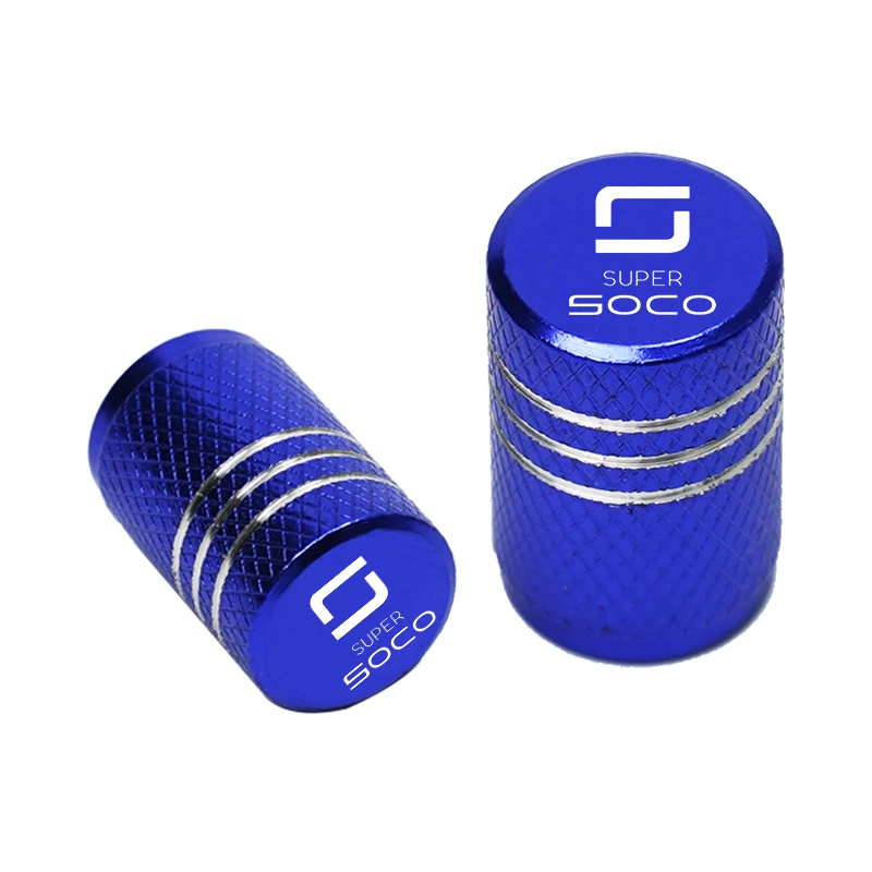 For Super Soco CPx CUmini CUx TC 50 TC Max Wanderer TCMax Motorcycle CNC Aluminum Tire Valve Air Port Stem Cover Caps