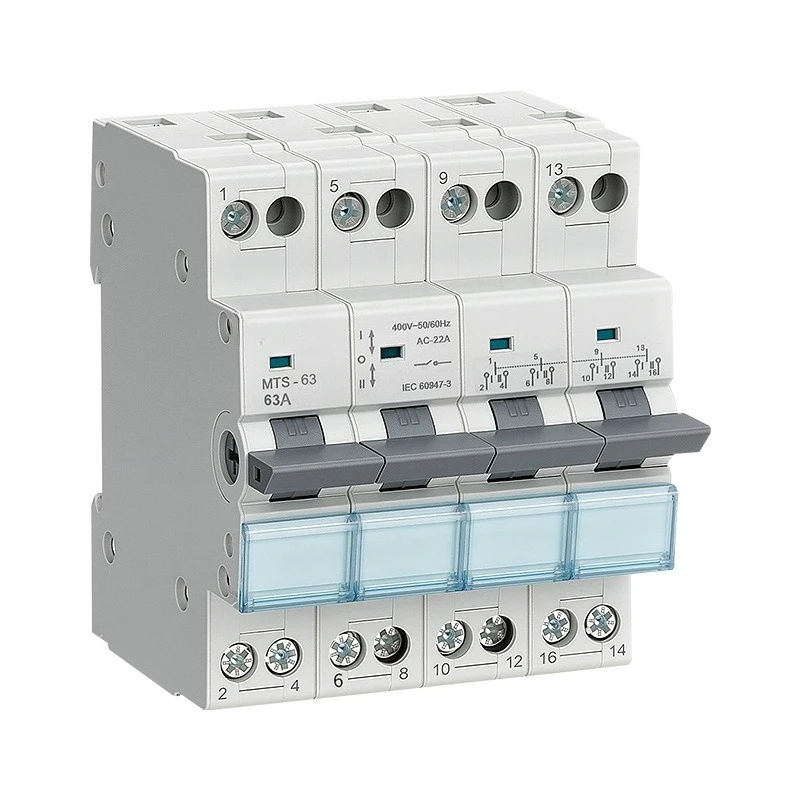 

220V Dual Power Supply Automatic Transfer Switch Electric Switch PC Type Household Din Rail High Efficiency High Quality Product