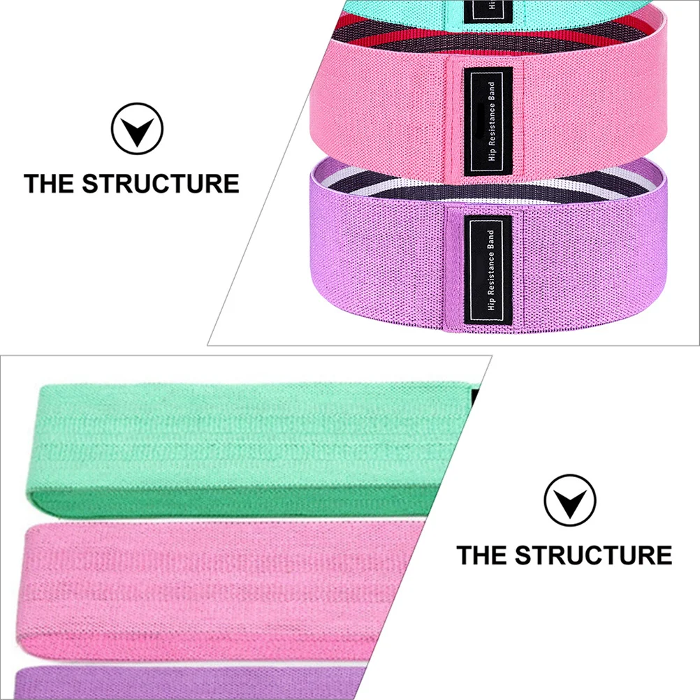 

3pcs Resistance Band Set Yoga Elastic Strap For Stretching Flexibility Training Pull Belt Exercise Workout Gear Strength