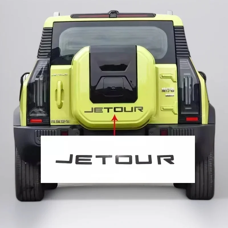 

1PCS For Chery Jetour T2 Front Rear Logo Black Sticker Shining Emblem Styling