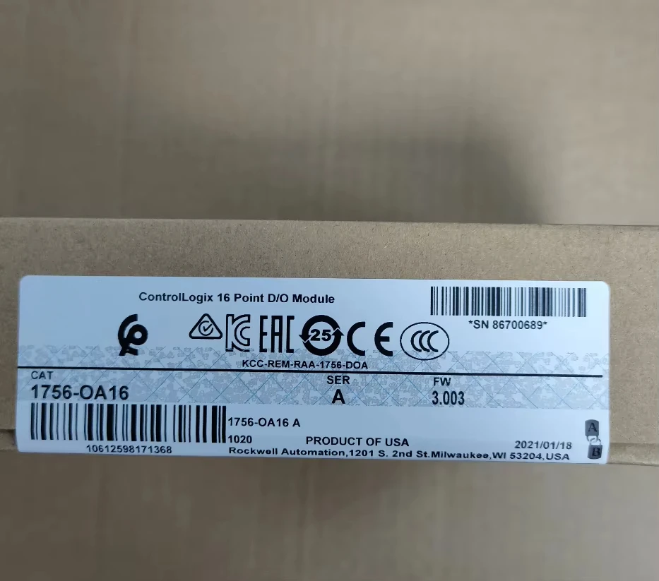 NUOVO modulo D/O a 16 punti ControlLogix 1756-OA16 sigillato