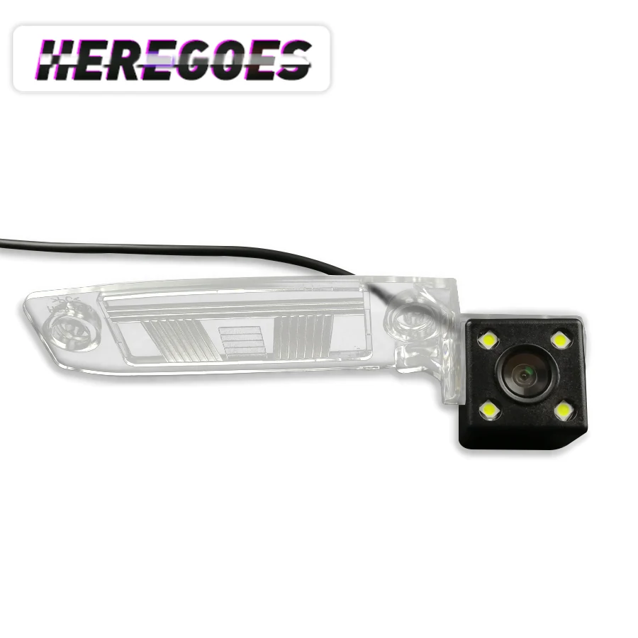 Car CCD 4 LED Night Vision Vehicle Backup Rear View Camera Parking Assistance Waterproof For Kia Sportage SL Sportage R K3 2012