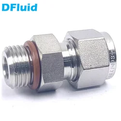 Stainless Steel 316 Male SAE 7/16-20 9/16-18 to 1/8