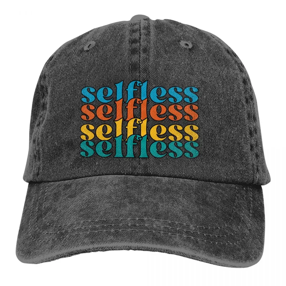 Washed Men's Baseball Cap Selfless Trucker Snapback Caps Dad Hat Strokes Golf Hats