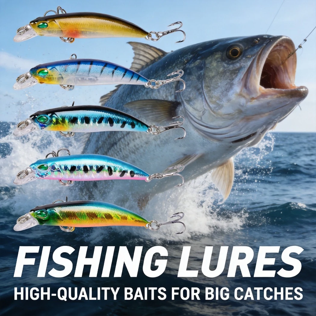 

New Long Cast Sinking Mini Minnow 6.8cm 4g Lifelike Plastic Hard Lure Hook Saltwater Artificial Fishing Lures For Bass Tackle