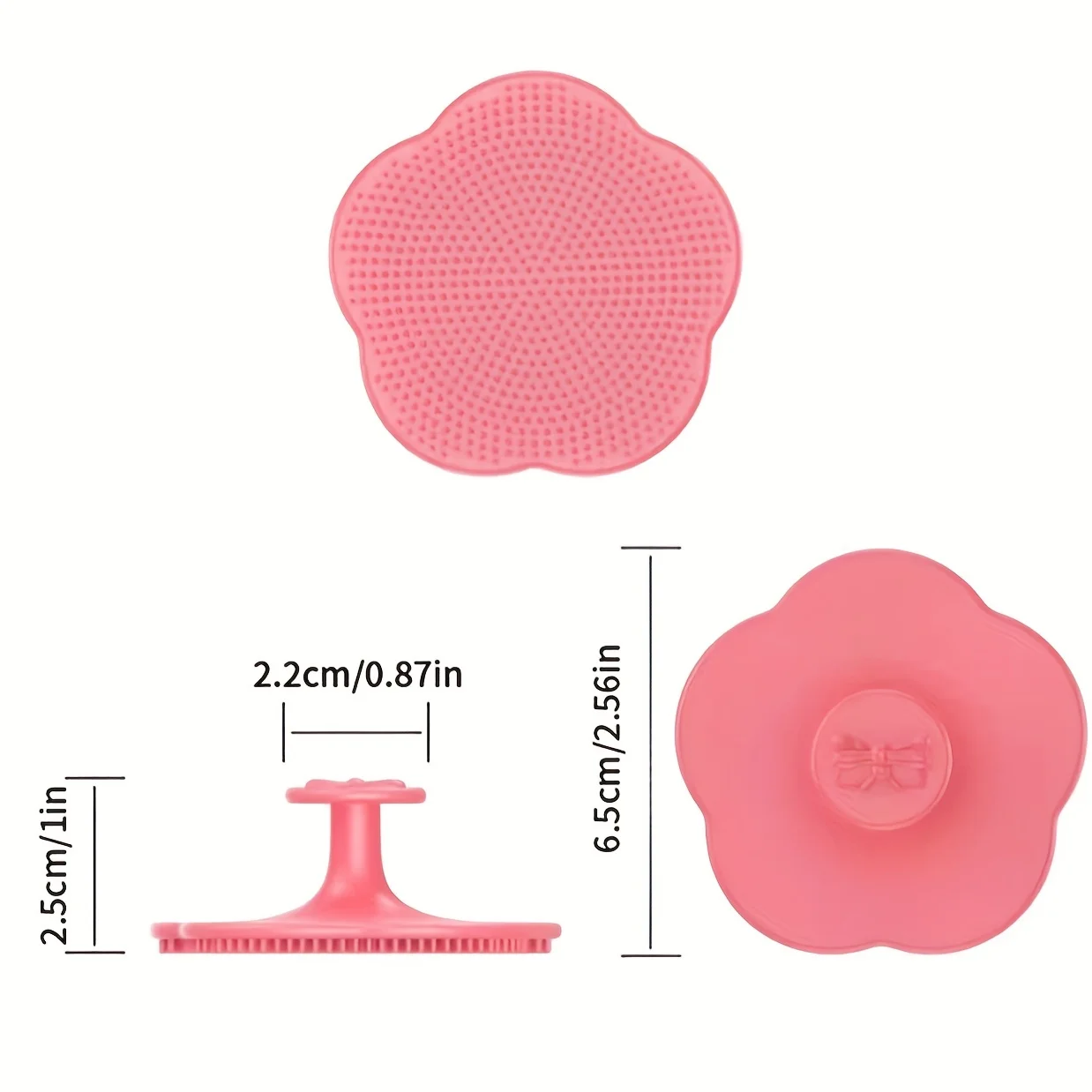 Baby Silicone Bath Massage Brush - for Soothing Massage, Gentle Scrubbing, Gentle on The Skin - Designed for Baby's Skin Care.