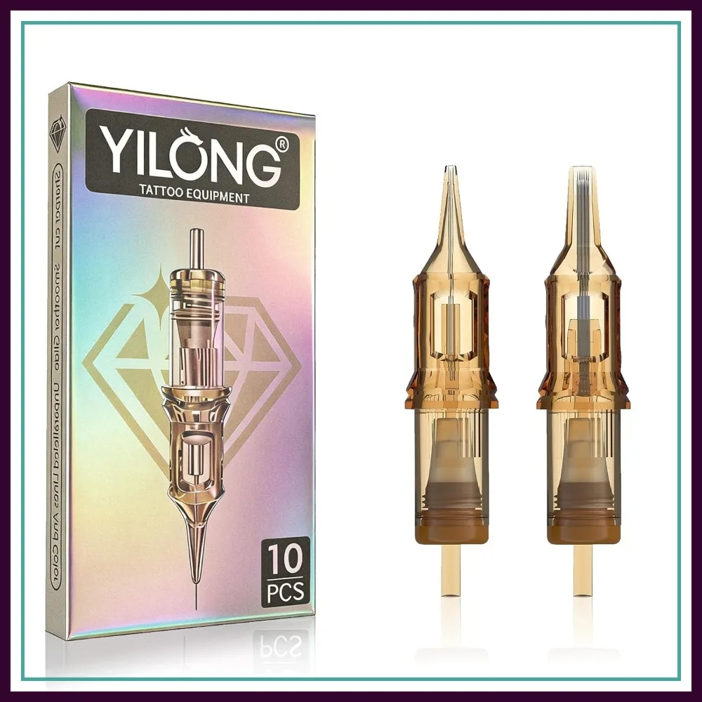 

10Pcs 1209RM Disposable Tattoo Needles Cartridges for Shading & Filling, Standard Size, Compatible with Rotary Pen