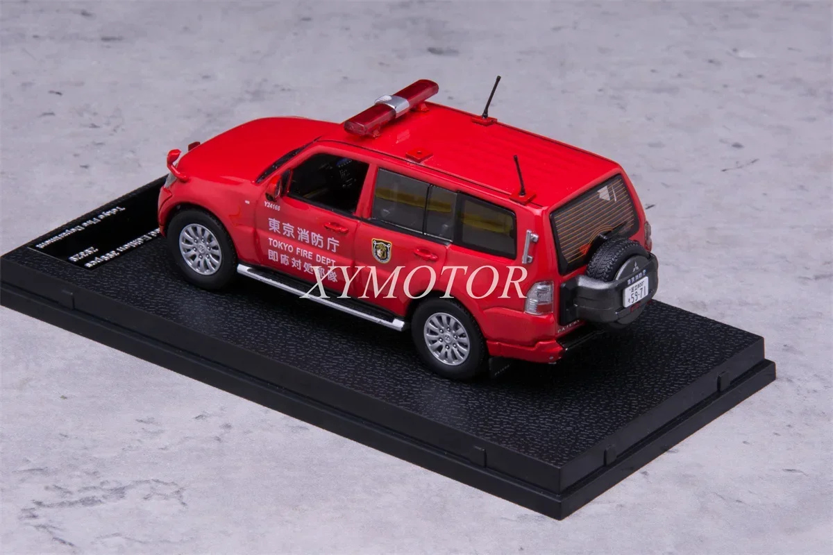 Sunstar-fogo motor modelo carro brinquedos, 1:43, Mitsubishi, PAJERO, SUV, Hong Kong, Tóquio, presentes fundidos, Hobby exibição coleção