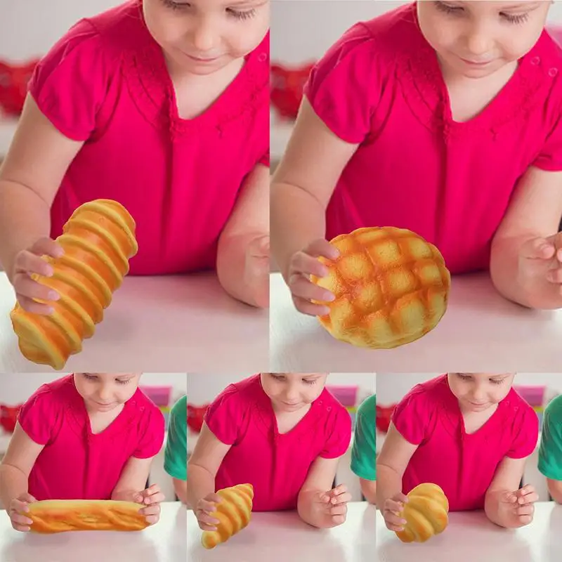 

Stress Squeeze Toy Bread Realistic Bread Loaf Handmade Funny Tear Resistant Stress Relief Toy Bread For Stress Relief Party