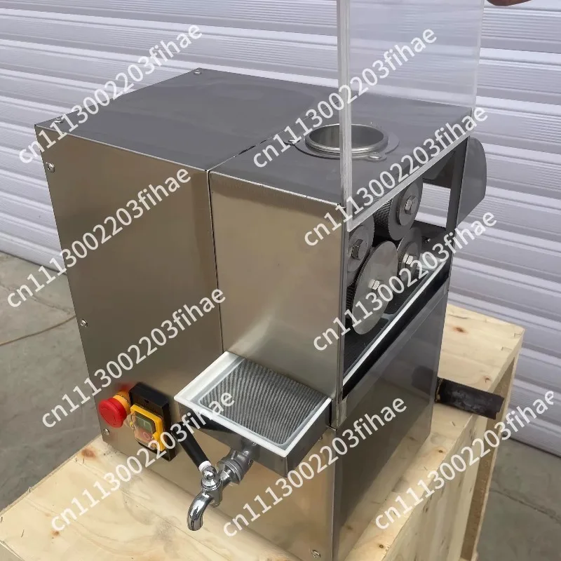 Four-axis transparent visual cane juicer, commercial stainless steel automatic cane juicer