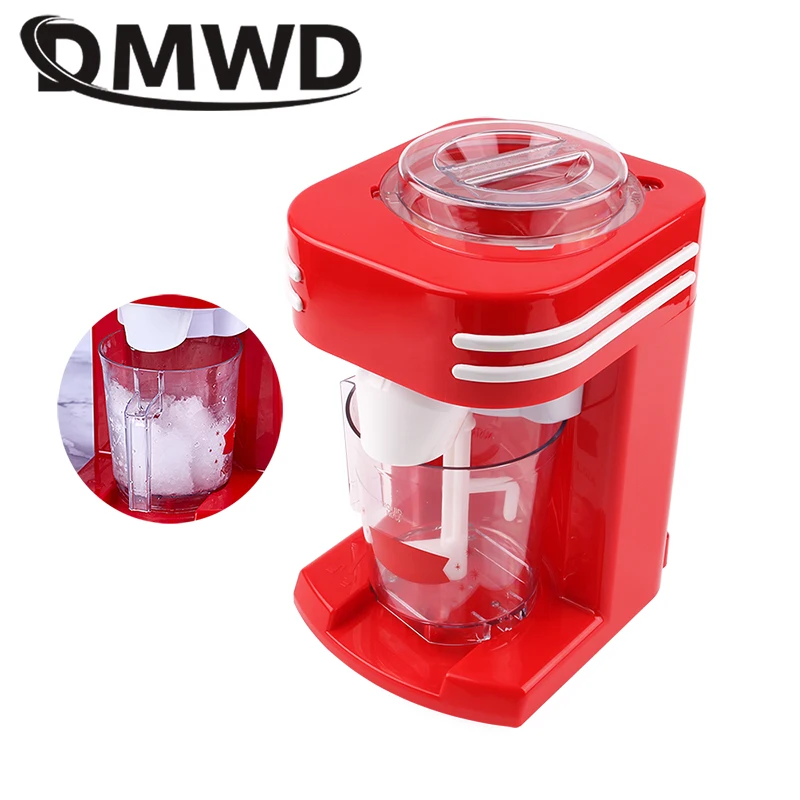 

Electric Ice Crusher Planer Snow Cone Drink Blender Slushy Maker Mixer Automatic Smoothies Shaver Breaking Block Shaving Machine
