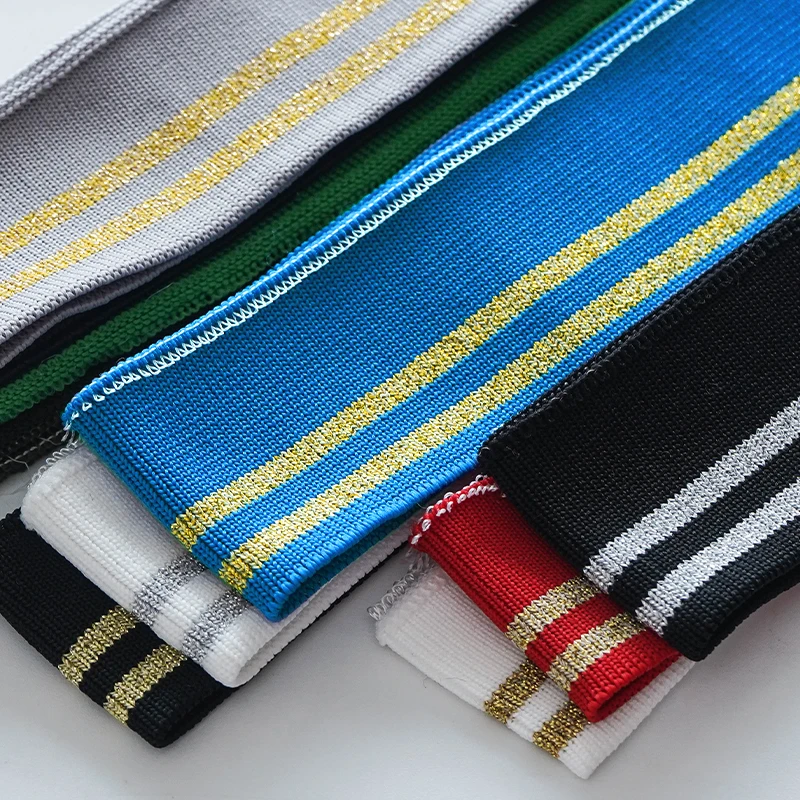 80cm Elastic Cotton Spandex Stretch Knit Cuff Waistb And Leg Arms Collar Hem Rib DIY Accessories Sewing Fabric TJ0509