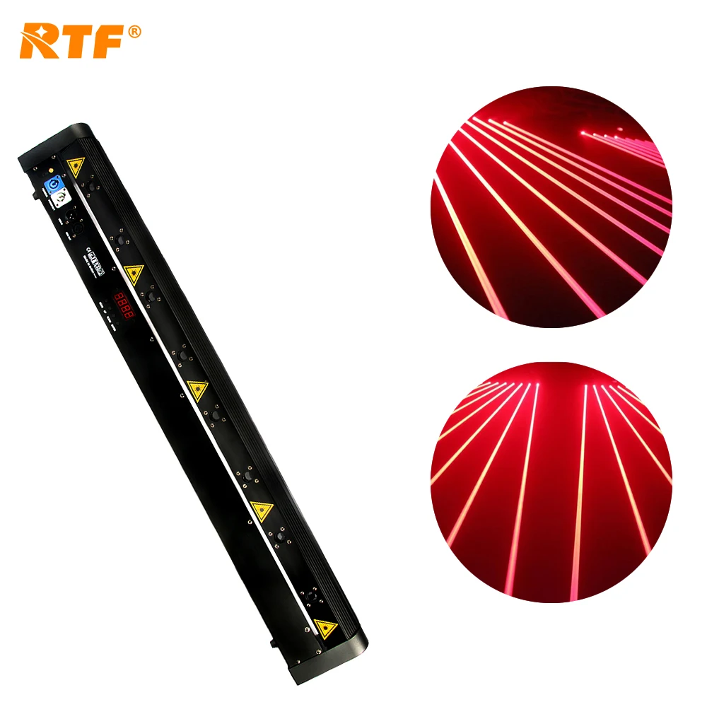 RTF stage lights wedding event dj led stage light 8 eye red color moving head disco laser beam lights for night club