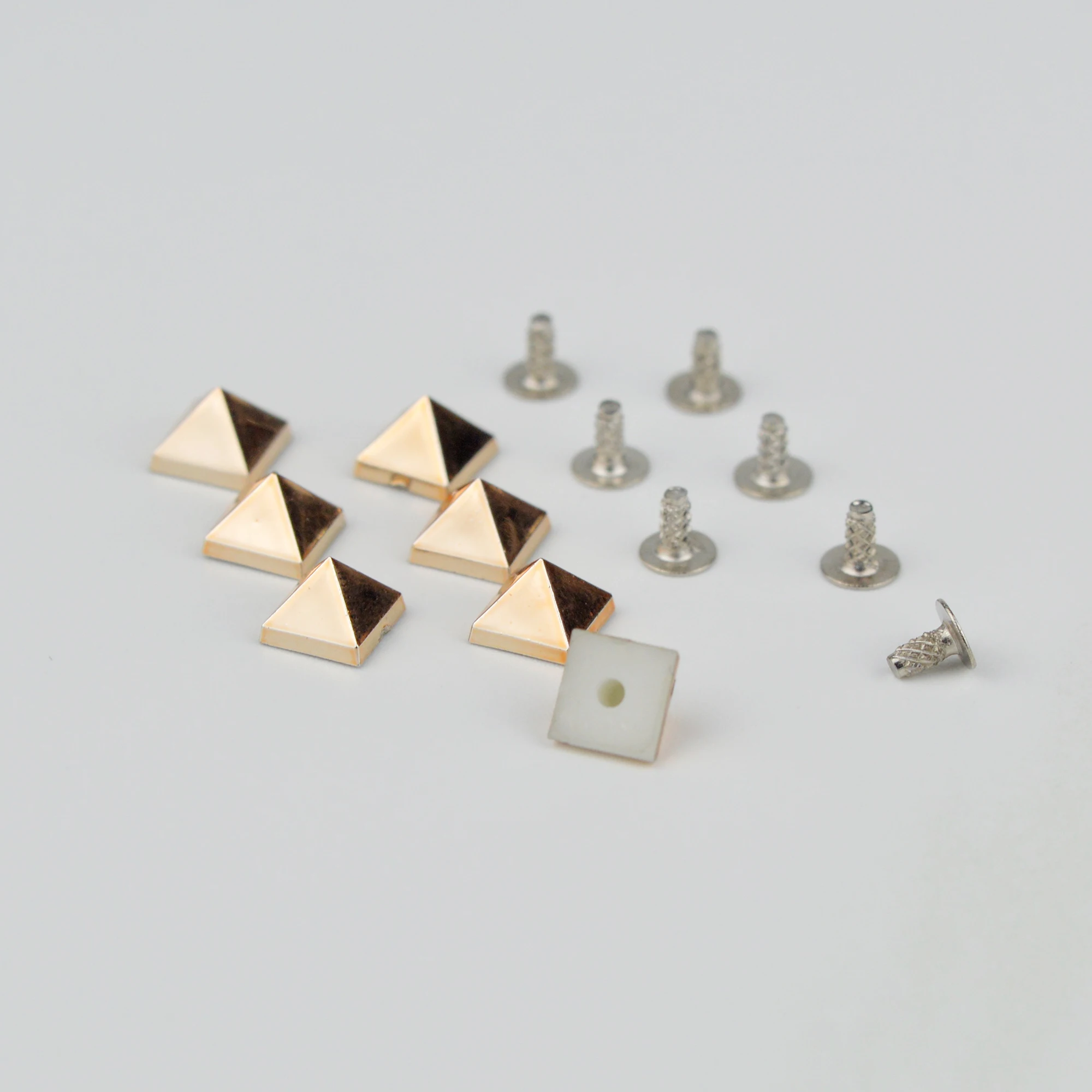 KALASO Pyramid Square Punk Studs Rivets Spikes Bag Shoes Garment Decor Leather Craft DIY Accessories 6mm 8mm 10mm