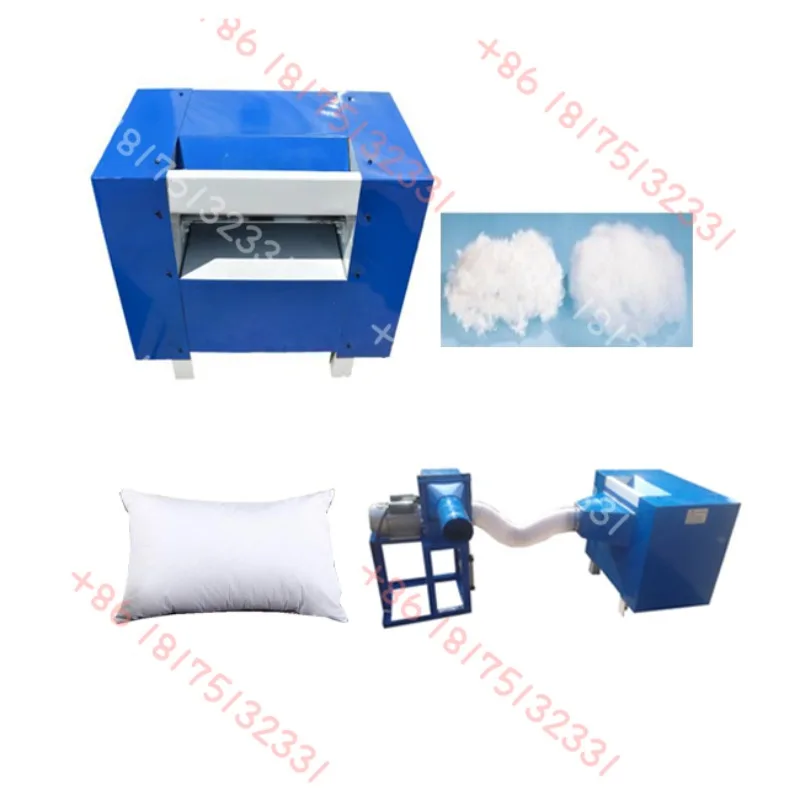 

Fiber Cushion Opener Stuffing Machine Price Wool Bear Toy Polyester Fiber Cotton Opening Fill Bedroom Pillow Filling Machine