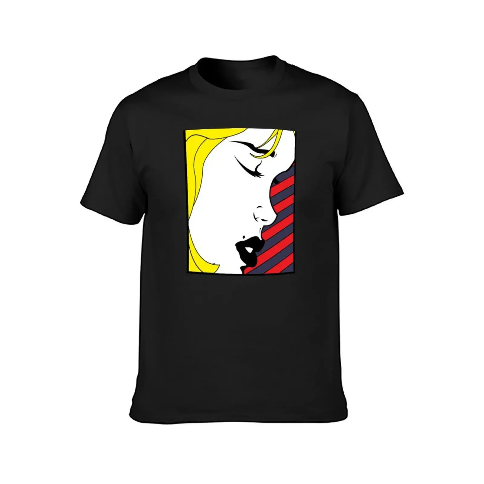 Pop art girl T-Shirt quick-drying man clothes plus sizes sweat t shirts for men