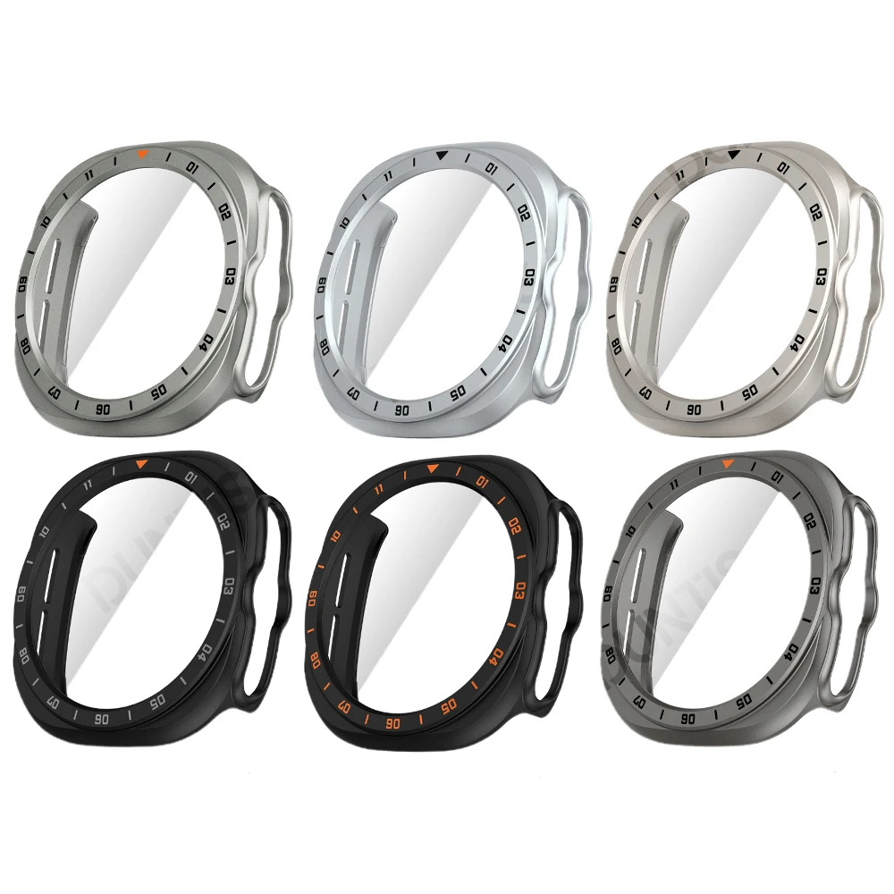 Schutzhülle für Samsung Galaxy Watch Ultra 2 47MM Gehärtetes Glas Displayschutz + Harter PC-Stoßfängerschutz Zubehör – Detail 6