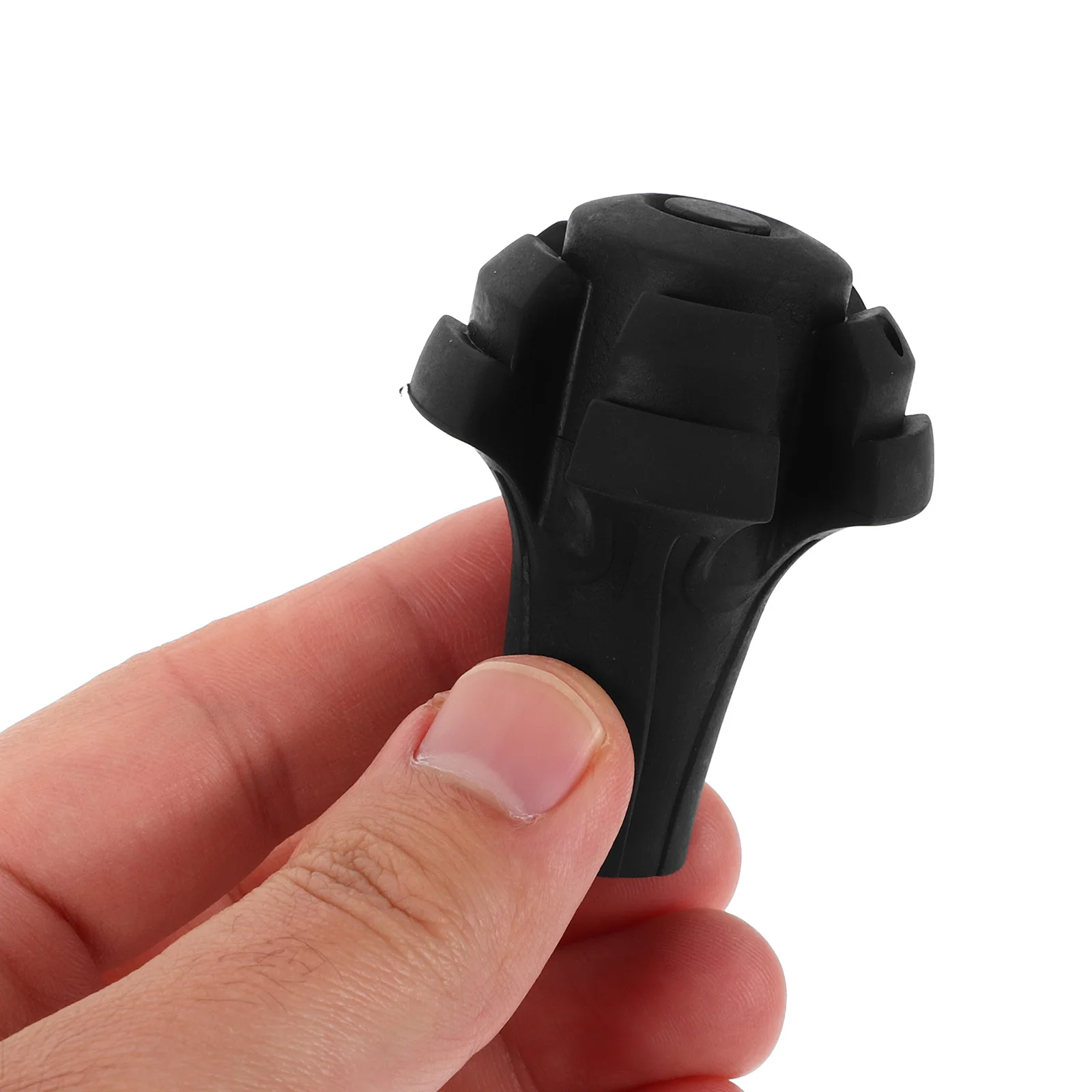 4Pcs Hiking Pole Tips Rubber Foot Protectors for Trekking Poles Canes Improved Stability Wear Resistant Multi-Terrain