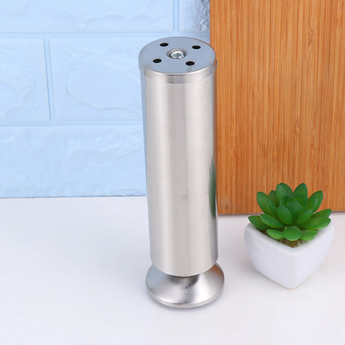 

4 шт. регулируемые ножки-опоры из нержавеющей стали для мебели, шкафов и столов, с защитой от ржавчины, износостойкие, с полированной отделкой