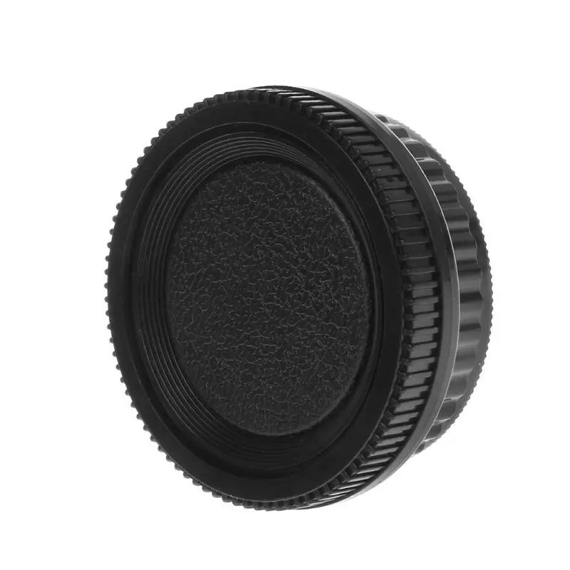 Rear Lens Body Cap Camera Cover Set  Screw Mount for Protection Plastic Black for Pentax PK DA126 Camera