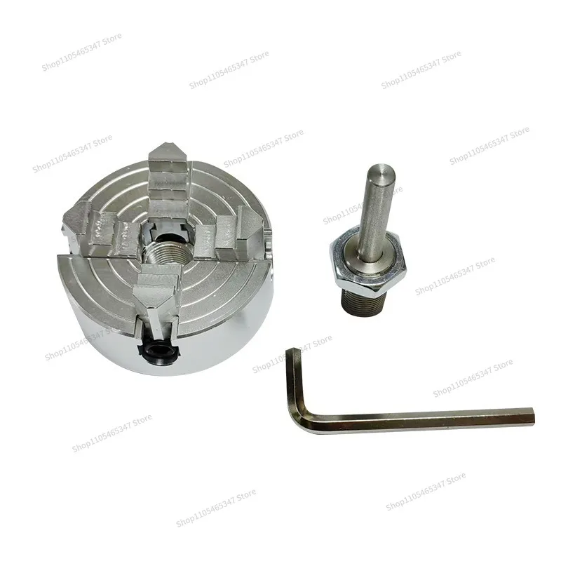 FOR Z011A Mini Machine Tool Four-jaw Single-action Chuck, General Machine  Accessories for Drilling Machines in A Set of Three