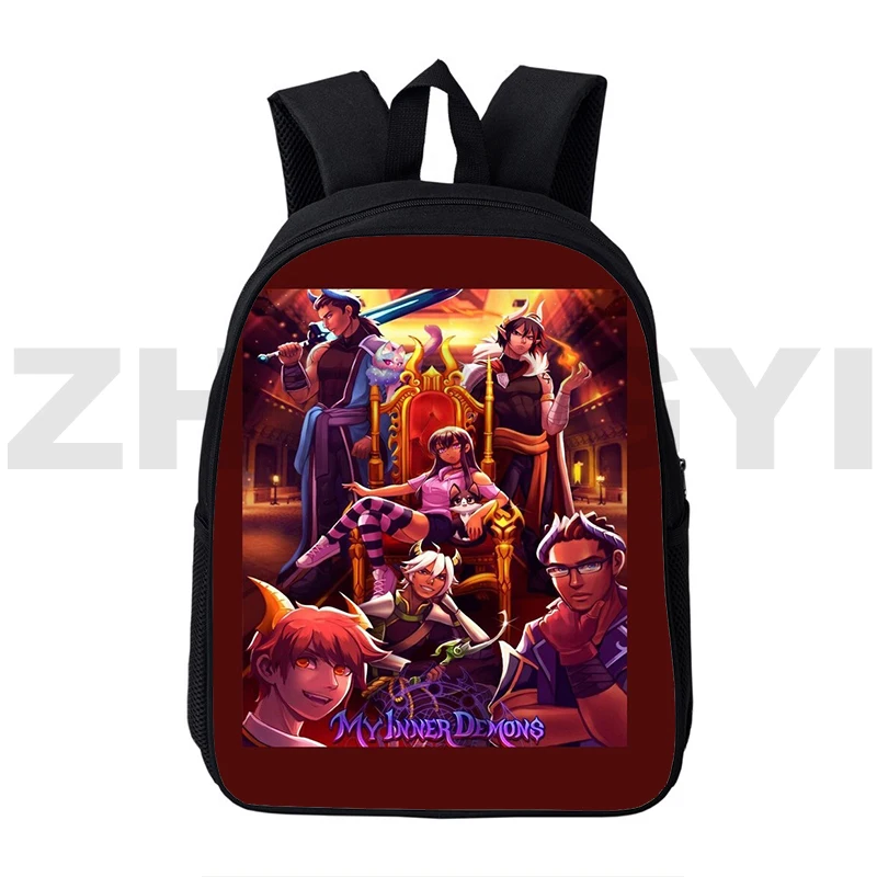 

Hot 16 Inch Aphmau Backpacks Travel Anime Cartoon School Bag for Teenagers Girls 3D Anime Lovely As A Cat Bookbag Mochila