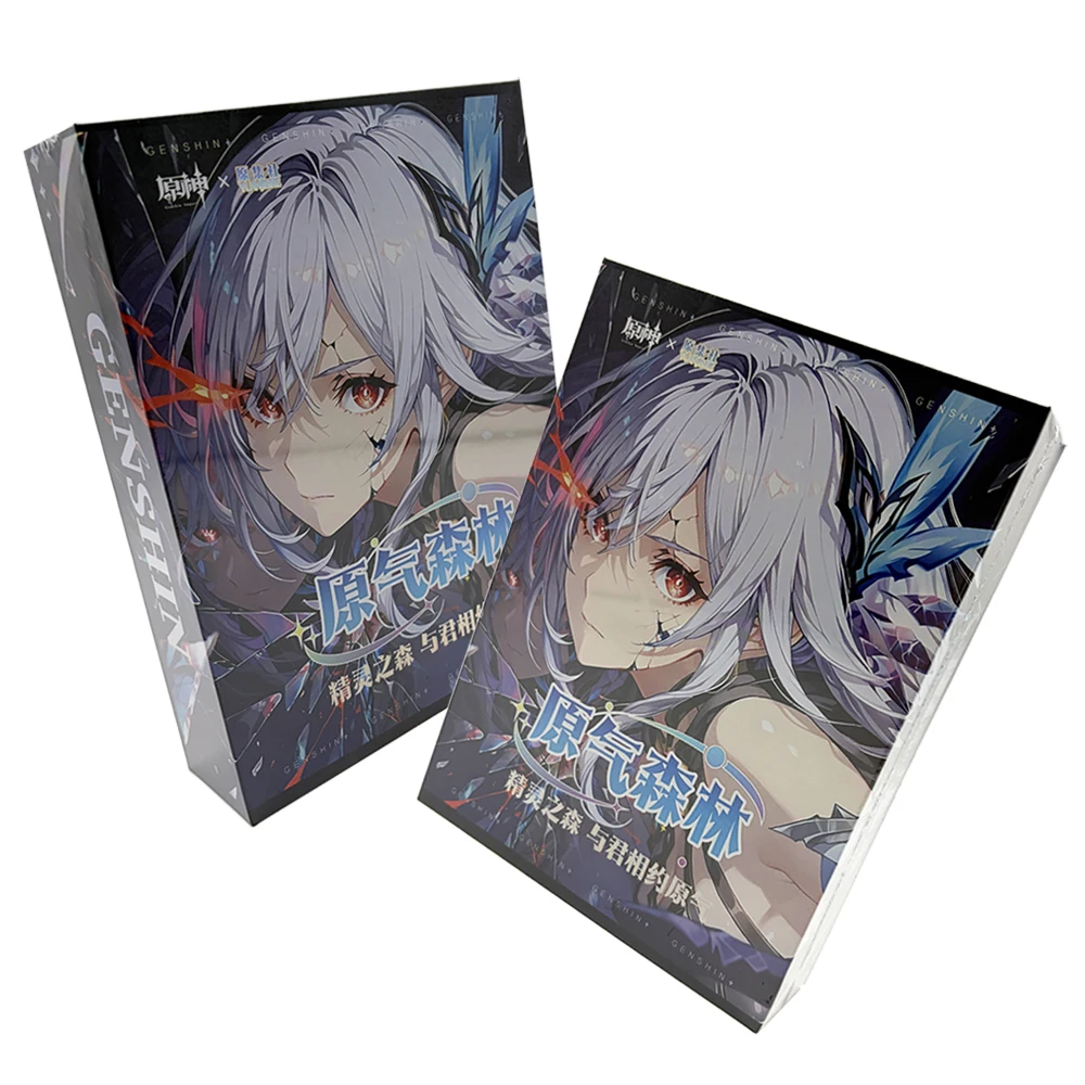 Genshin Impact Limited Collection Card Birthday Party Friends Share Popular Open World Adventure Battle Game Card Peripheral Toy