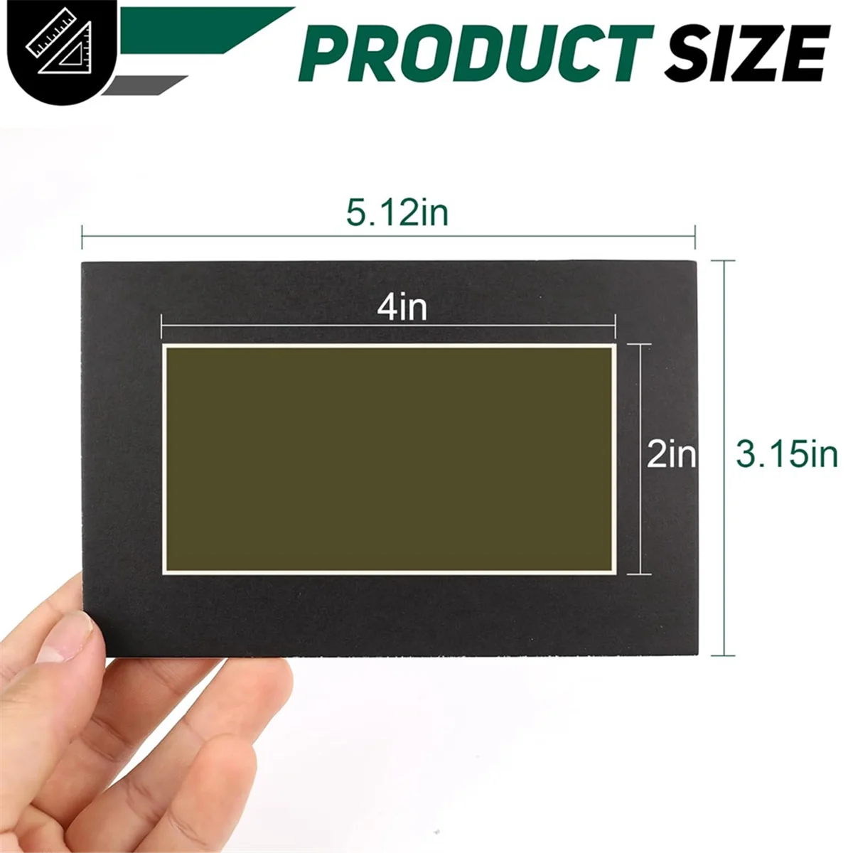 N09R Magnetic Viewing Film, 2inchx 4inch Magnetic Field Viewer for Scientific Projects,Reusable and Automatic Recovery