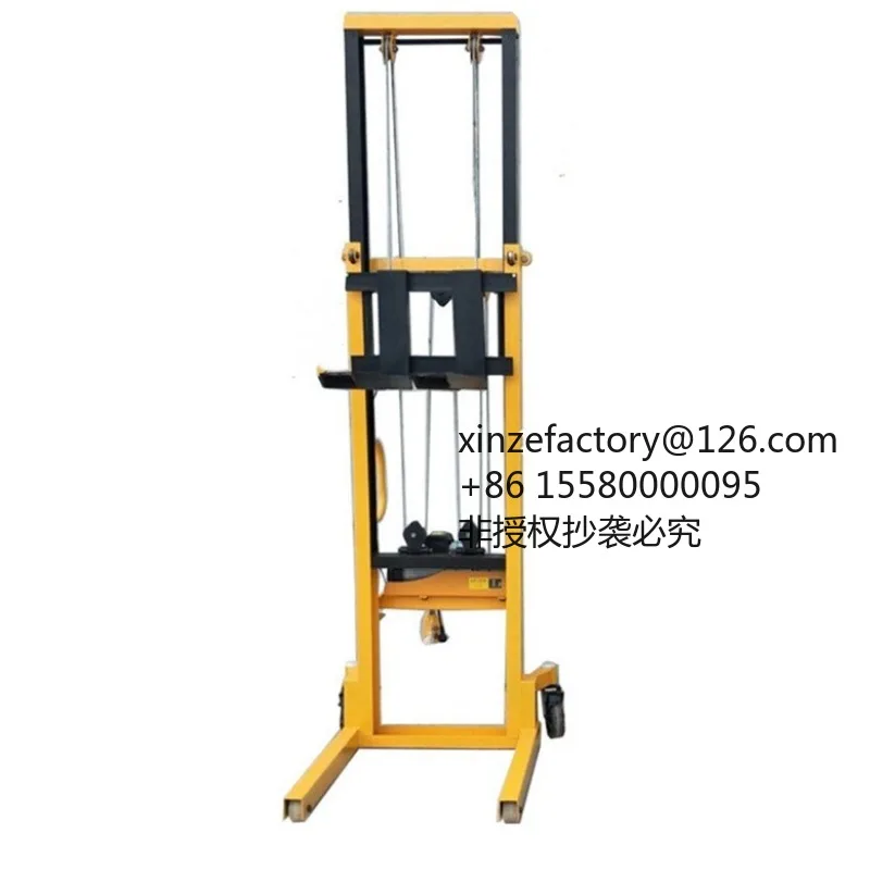 

Factory Direct 2026 Top Rated Electric Forklift Duct Mounting Lift 220V Brick Mounting Machine Fire Pipe Lift
