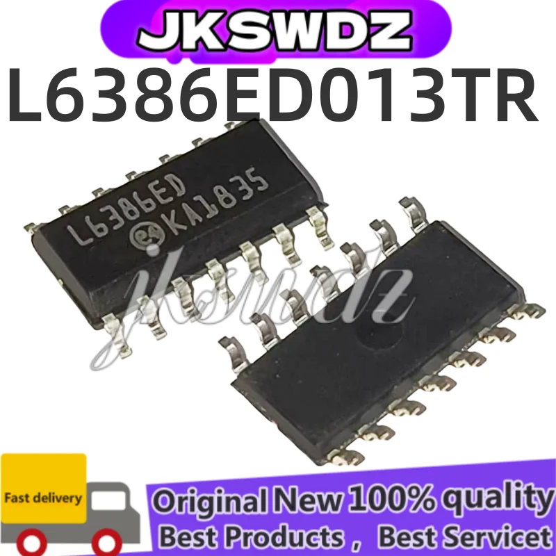 

10Pcs/Lot Original Genuine SMD L6386ED013TR L6386ED013 L6386ED Package SOP-14 Gate Driver
