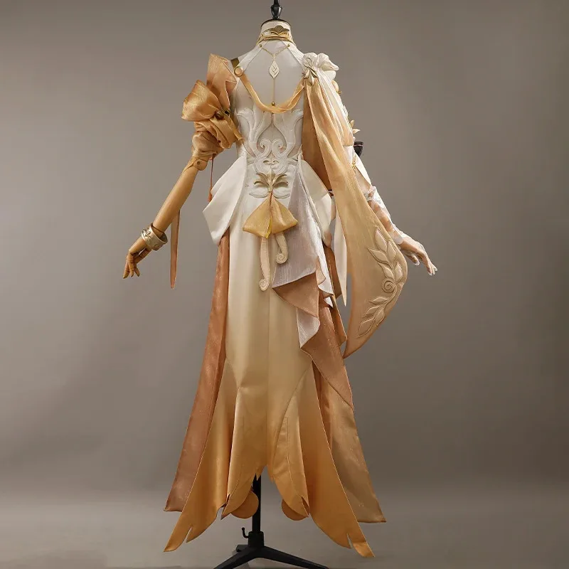 Honkai Star Rail Aglaea disfraz de Cosplay vestido dorado para mujeres niñas juego Cosplay traje conjunto completo carnaval fiesta Cosplay preventa