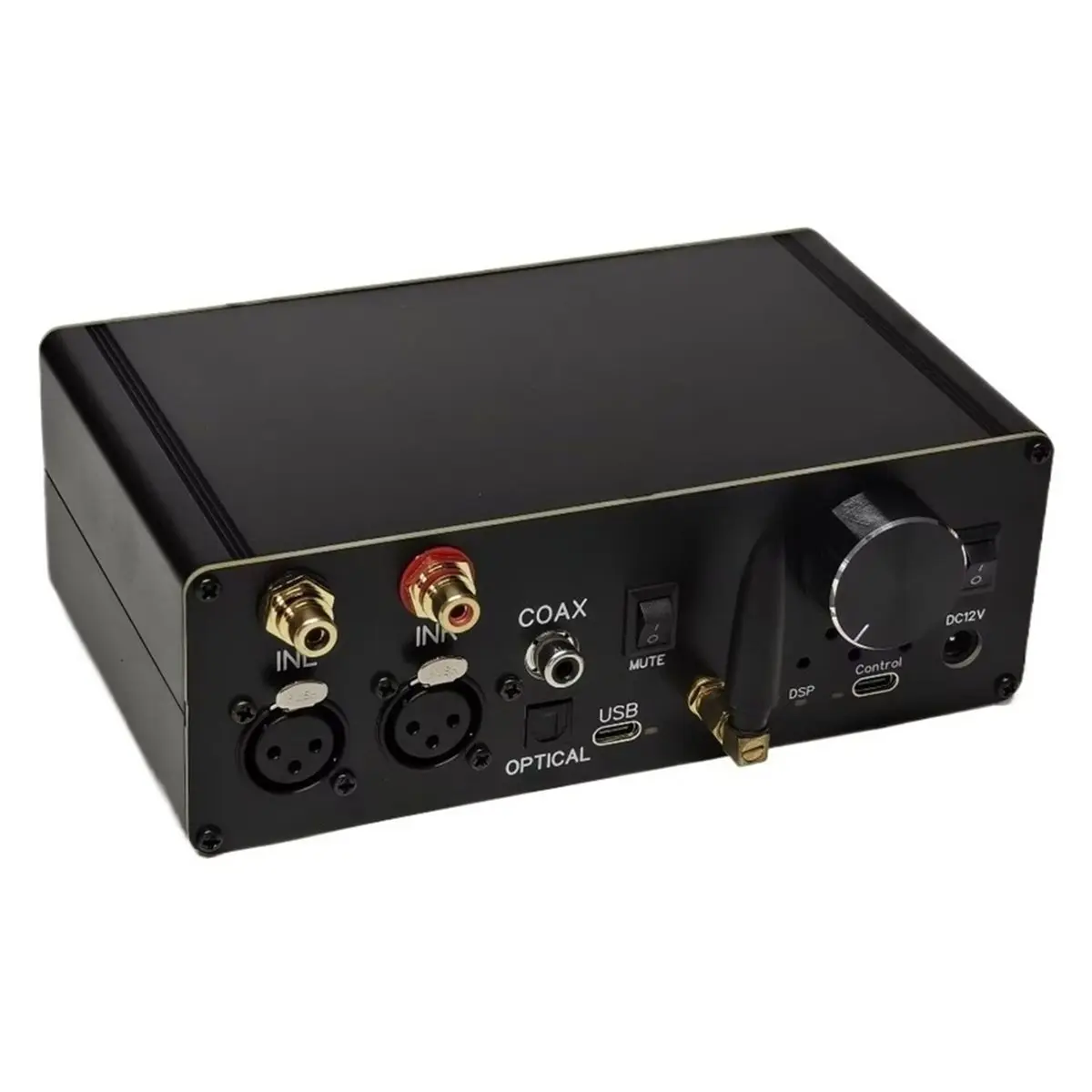 A49T M26DSP ADAU1452 Audio Processor 2 in 6 Out USB QCC3084 Bluetooth for /XLR Coaxial /Fiber Input