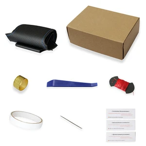 Schwarzer Lenkradabdeckung für künstliche Lederauto-Lenkrad für Opel Astra (H) Signum Corsa 2004-2009 ZAFLRA (B) 2005-2014 Vectra (C) 10 Hauptverkaufsredner Opel Corsa - №1