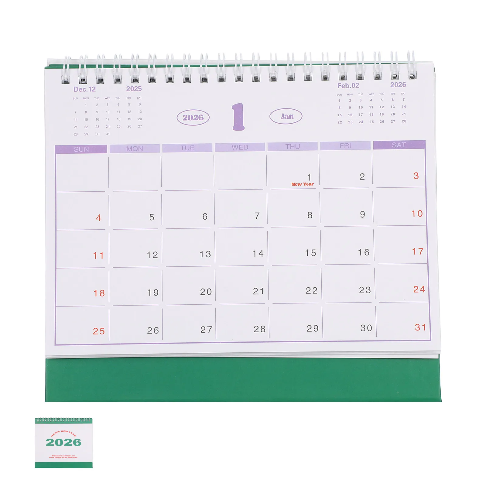 

Компактный настольный календарь 2026: ежемесячный формат, элегантный дизайн для дома, офиса, учебы и профессиональной среды