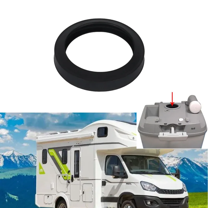 

1pc Caravan Portable Toilet Lip Seal Ring For Thetford Porta Potti Portable Toilet Lip Seal - 07101 For 100/200/300/400 Series