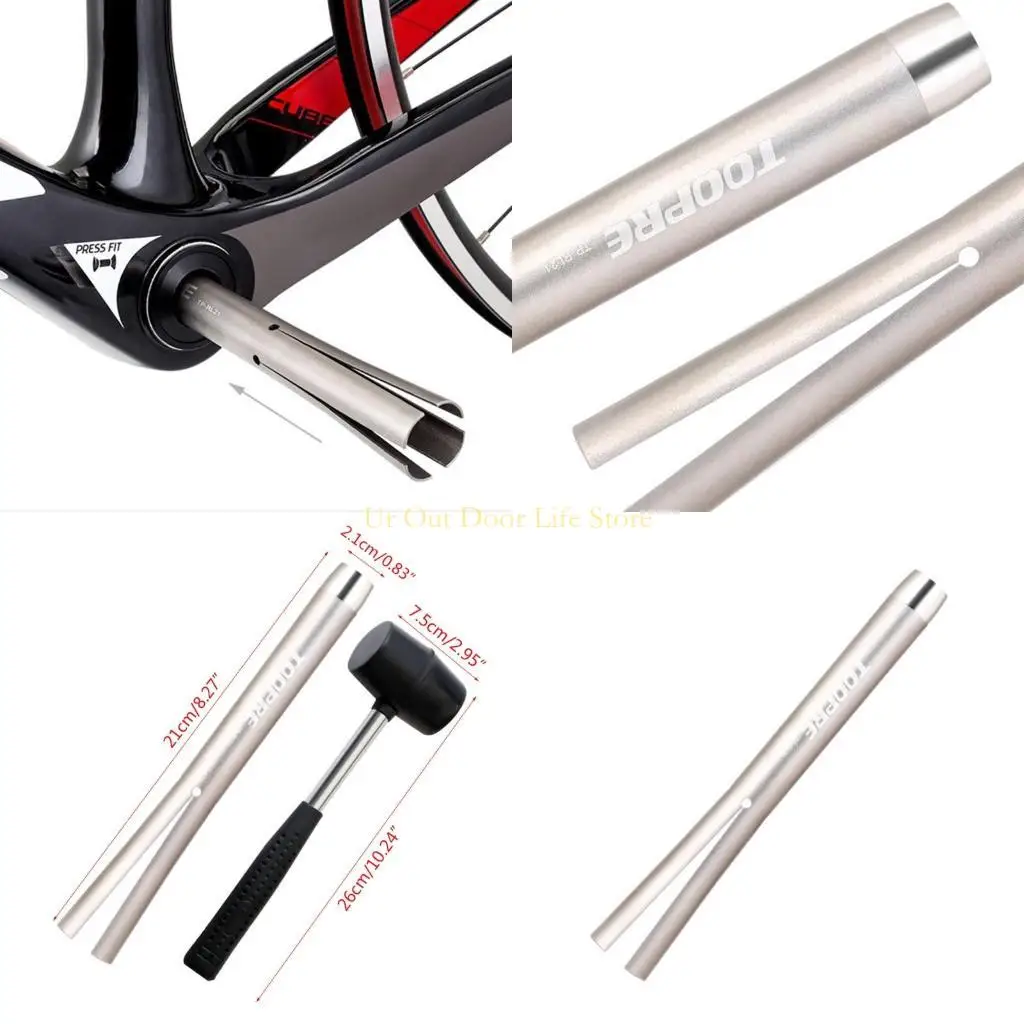 

77UF Strong Mountain Road Bike Bowl Assembly Press-Adjust Bearing Removal Tool Bike Bottom Holder for Inner Dia 22mm~24mm