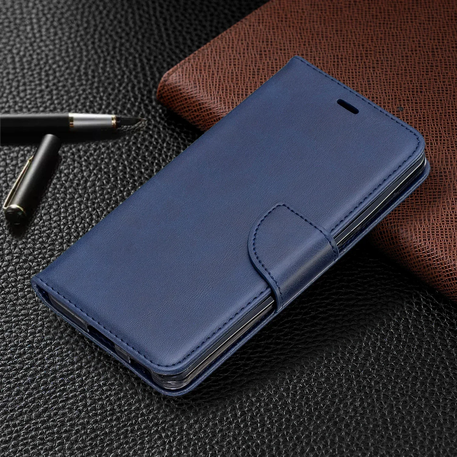 Lambswool Pattern Solid Color Leather Case Wallet Flip Phone Case For NOKIA G20 G10 C1 PLUS 1.4/5.4/2.4//3.4/1.3/5.3/2.3