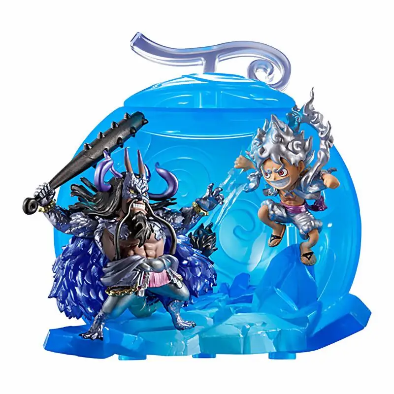 2個/セット 本物 ワンピース 悪魔の実 ツイストエッグ ドールスタイル01 カイドウ モンキー・D・ルフィ アニメ アクションフィギュア モデル おもちゃ ギフト